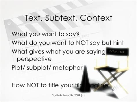 subtextual meaning